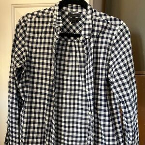 J Crew “boy” fit button down shirt size 8